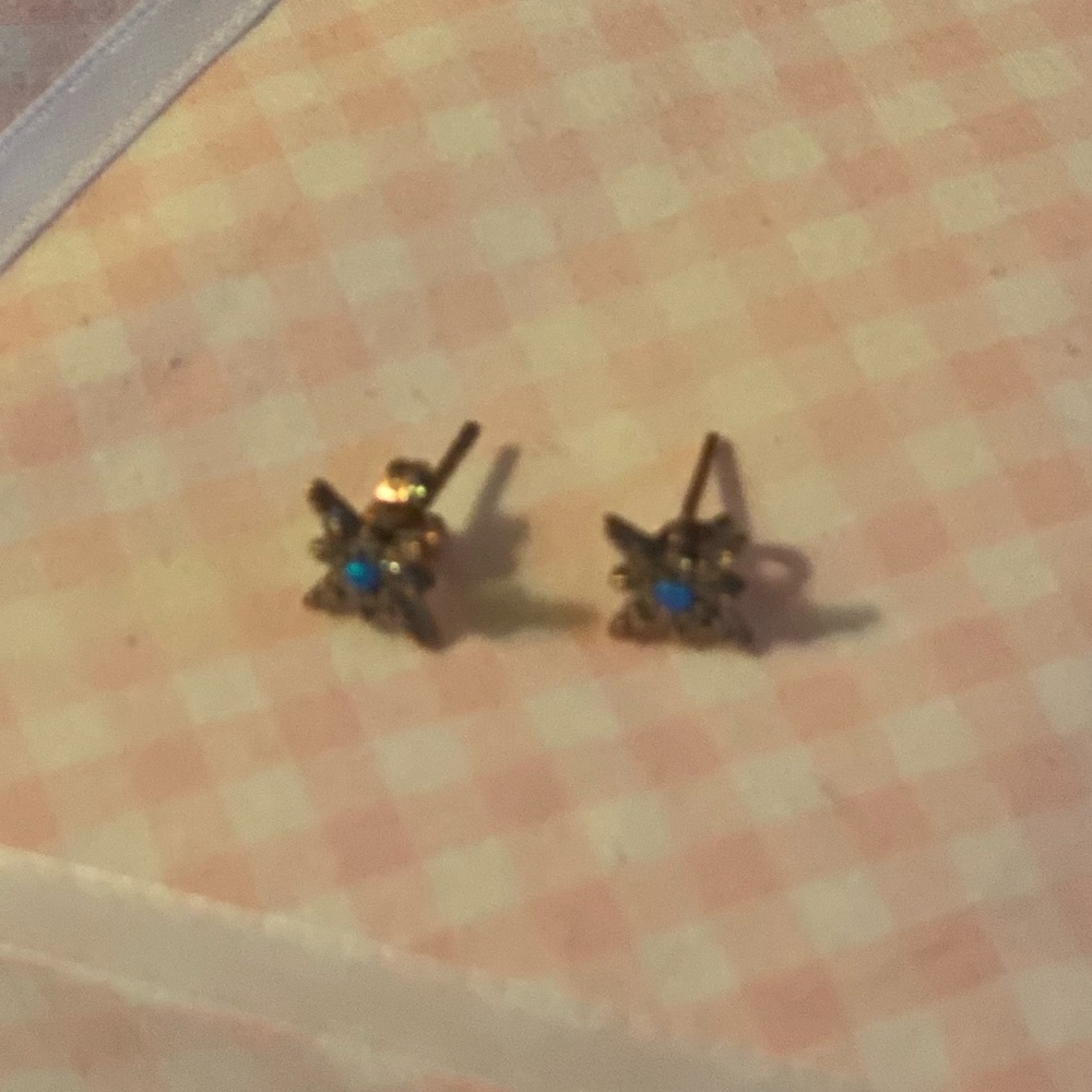 taylor swift opal eyes blue earrings jewelry ring - Picture 14 of 16